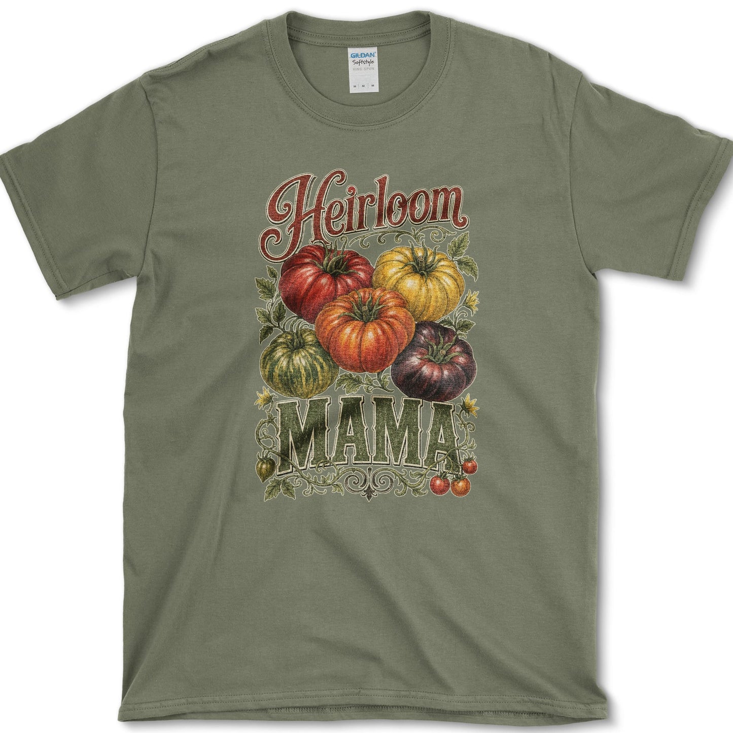 Heirloom Mama T-Shirt Military Green / S Essential Tees