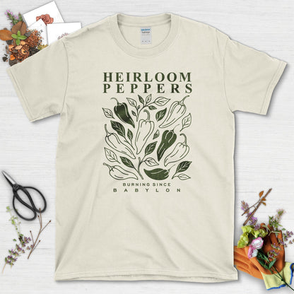Heirloom Peppers Since Babylon T-Shirt Natural / M Physical Item
