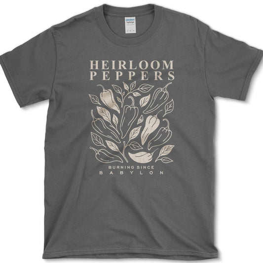 Heirloom Peppers T-Shirt Dark Heather / S Essential Tees