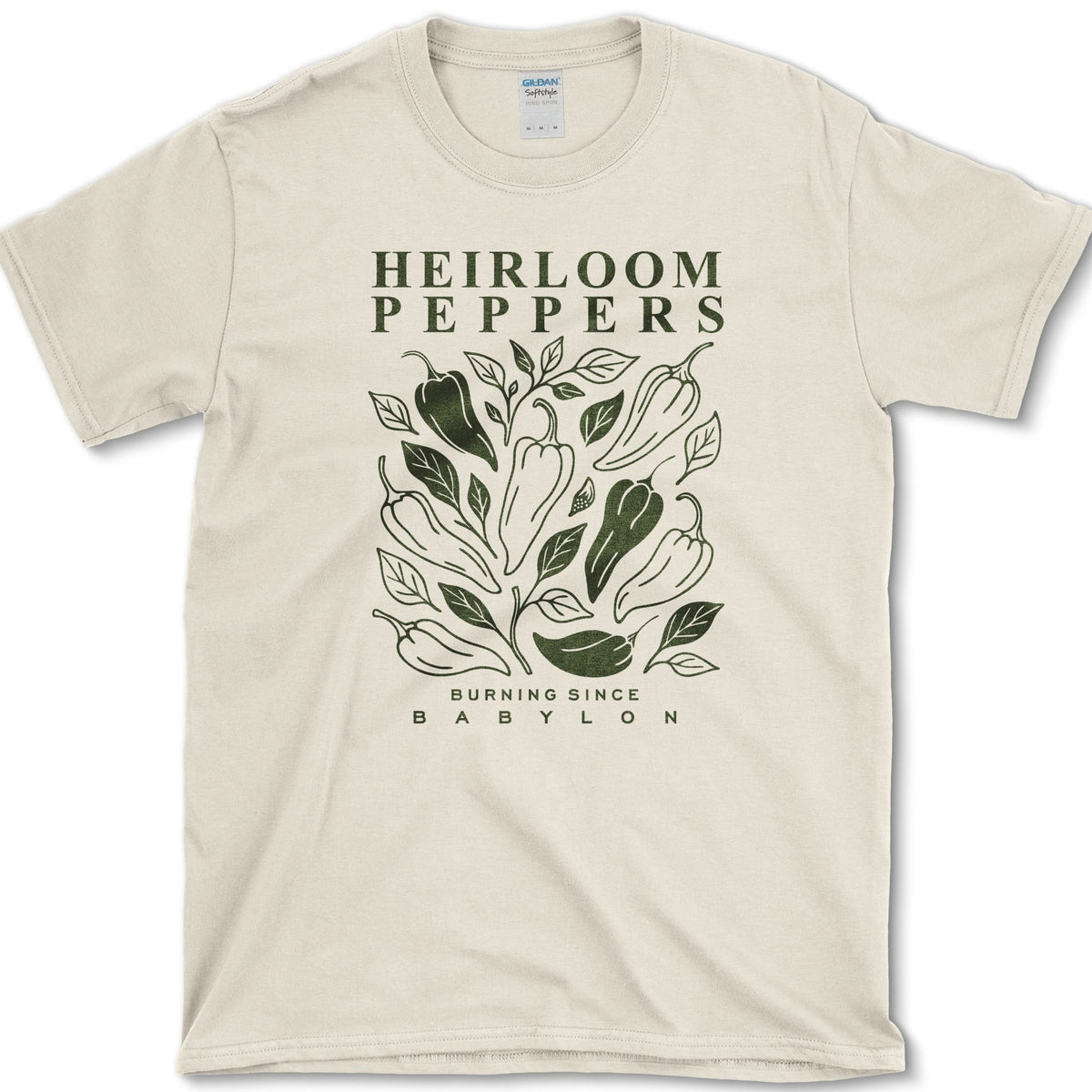 Heirloom Peppers T-Shirt Natural / S Essential Tees