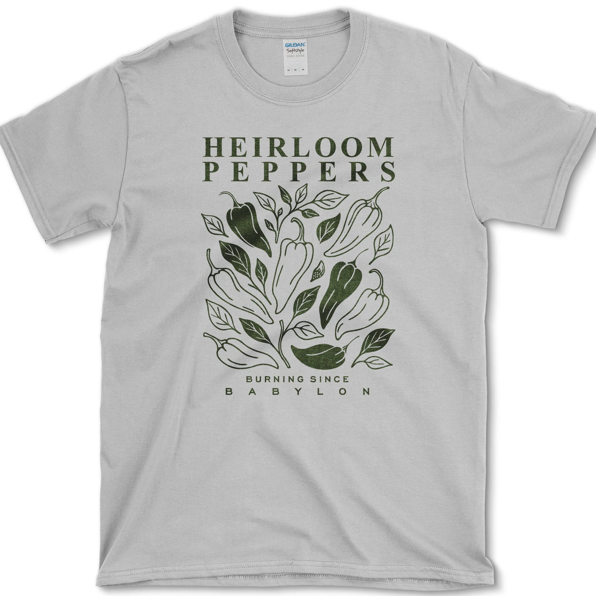 Heirloom Peppers T-Shirt Sport Grey / S Essential Tees
