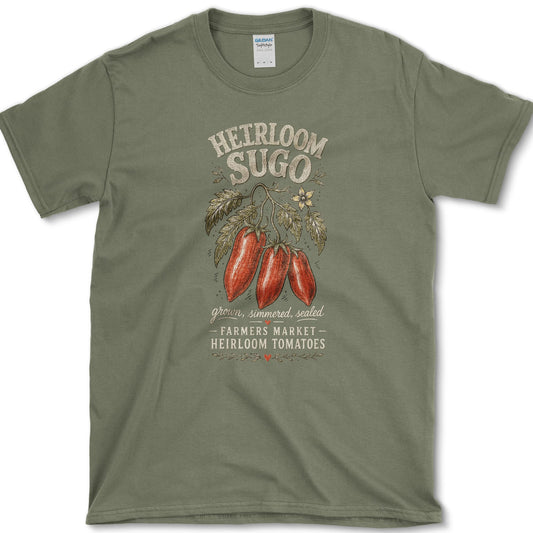 Heirloom Sugo T-Shirt S / Military Green Essential Tees
