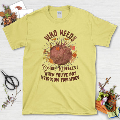 Heirloom Tomato Gardening T-Shirt Cornsilk / S T-Shirt
