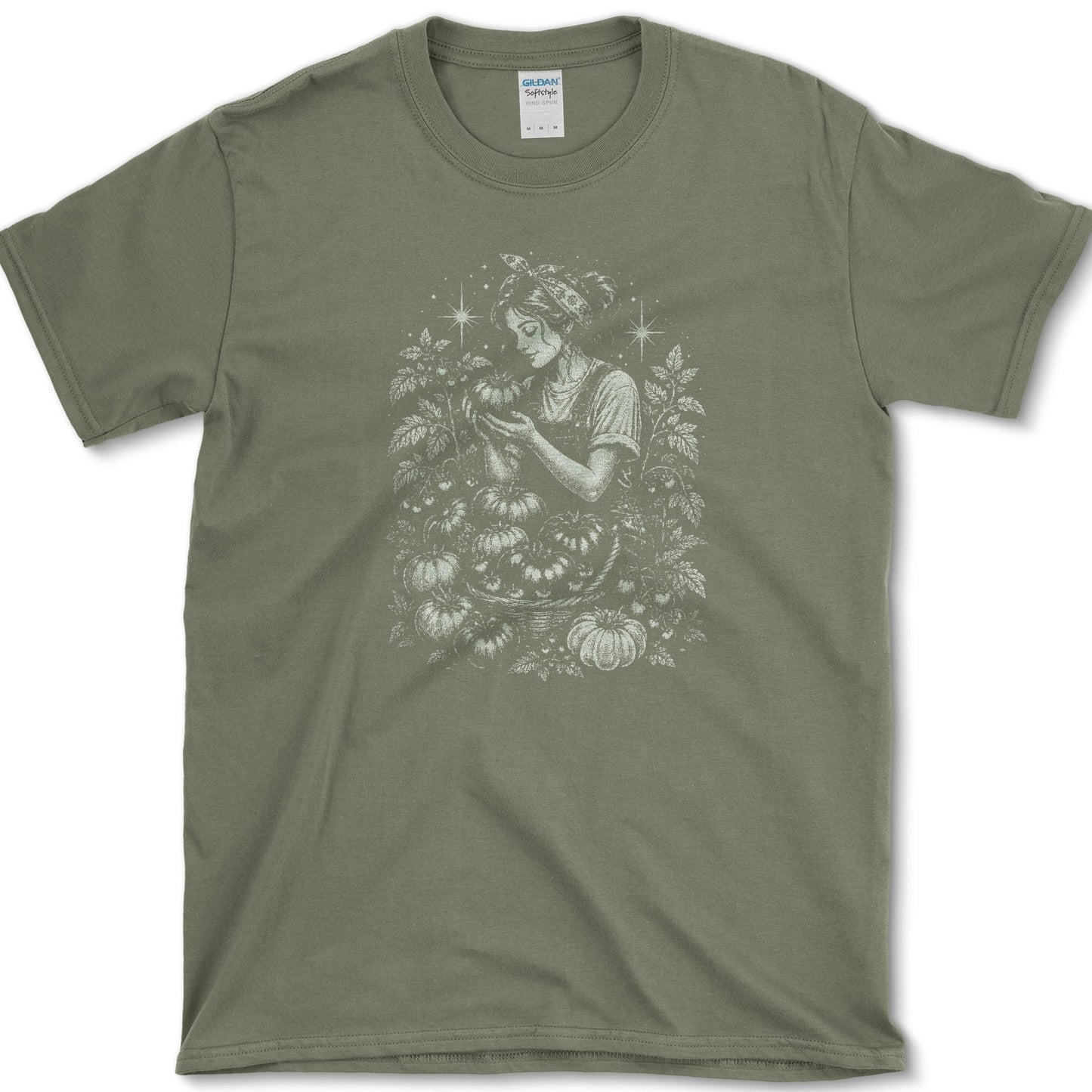 Heirloom Tomato Lover T-Shirt S / Military Green Essential Tees