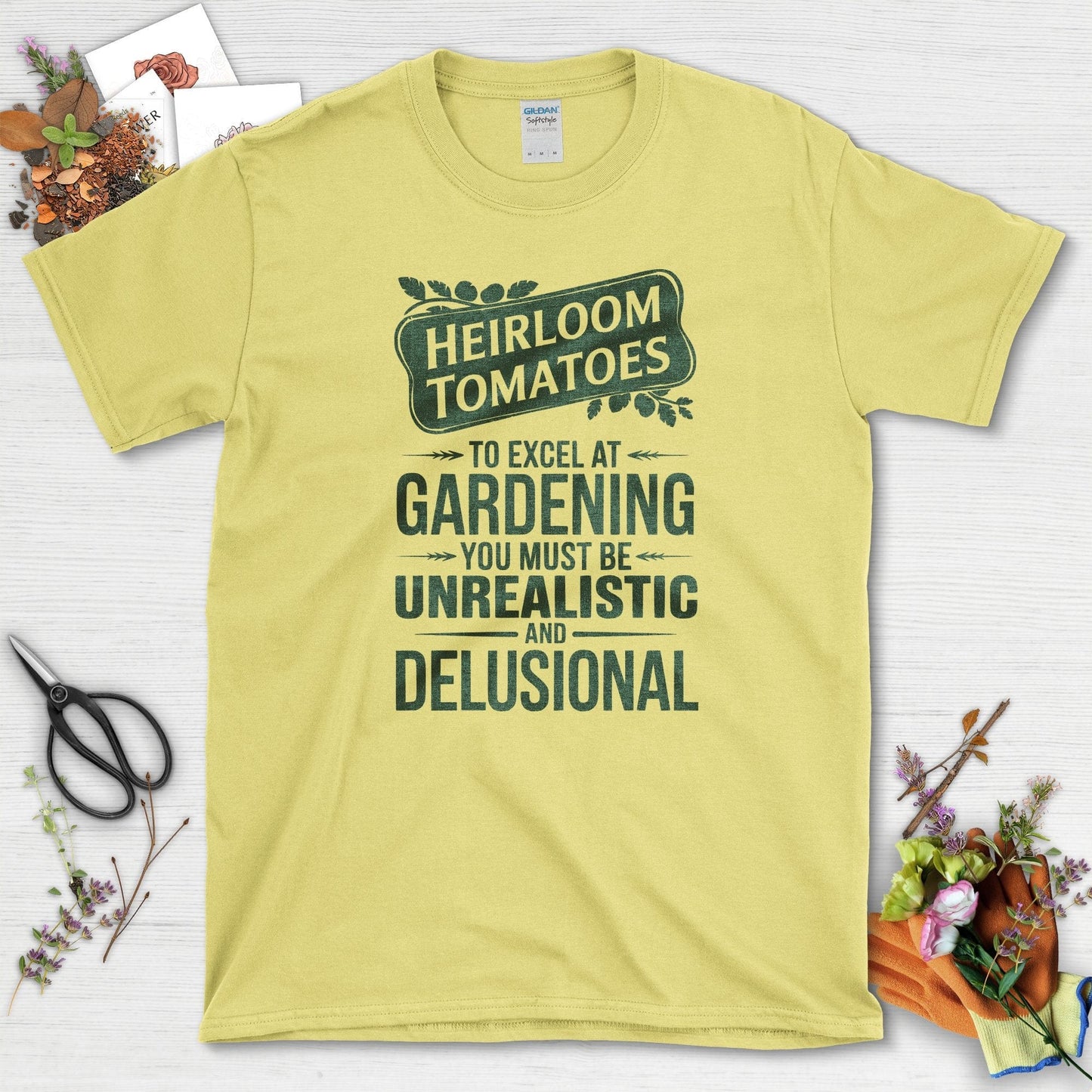 Heirloom Tomatoes Humor T-Shirt Cornsilk / S T-Shirt