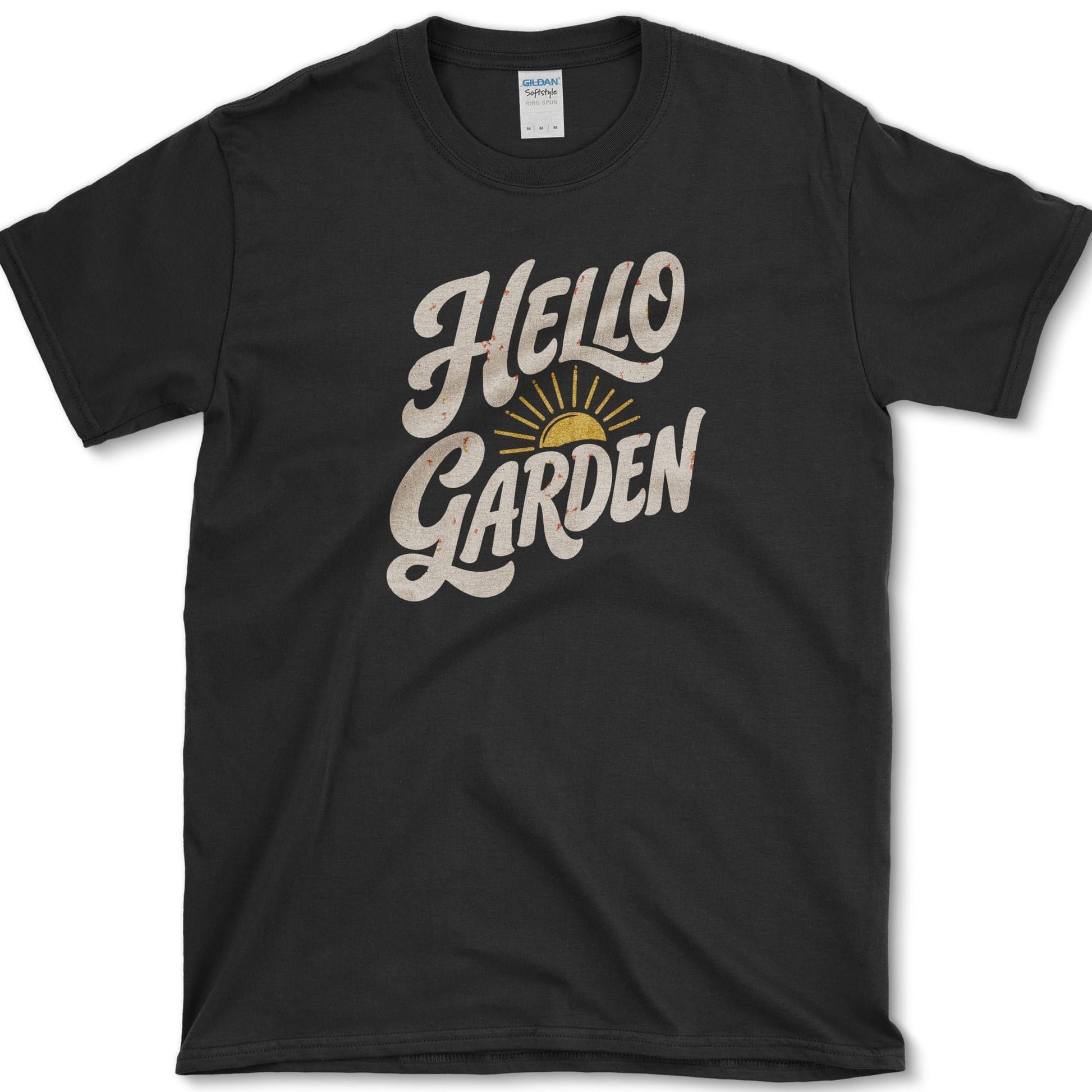 Hello Garden T-Shirt S / Black Essential Tees