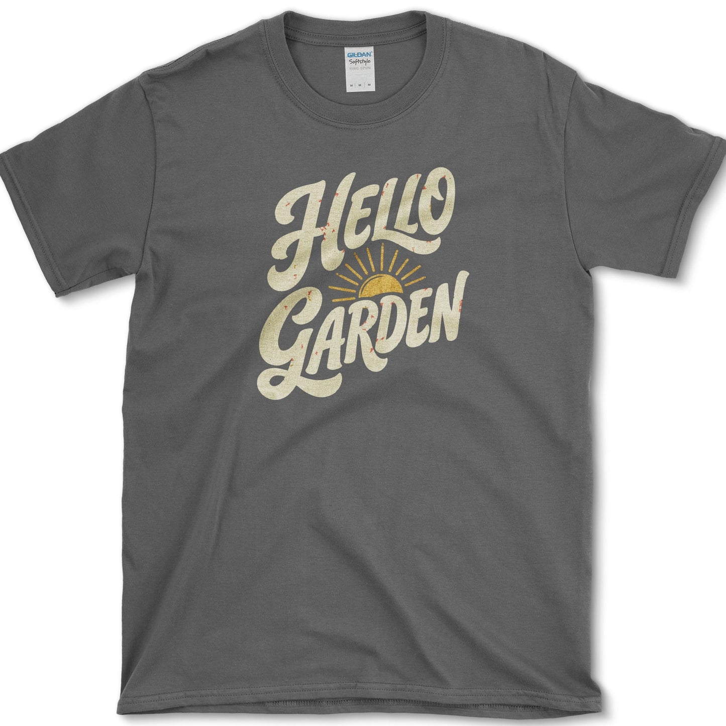 Hello Garden T-Shirt S / Dark Heather Essential Tees