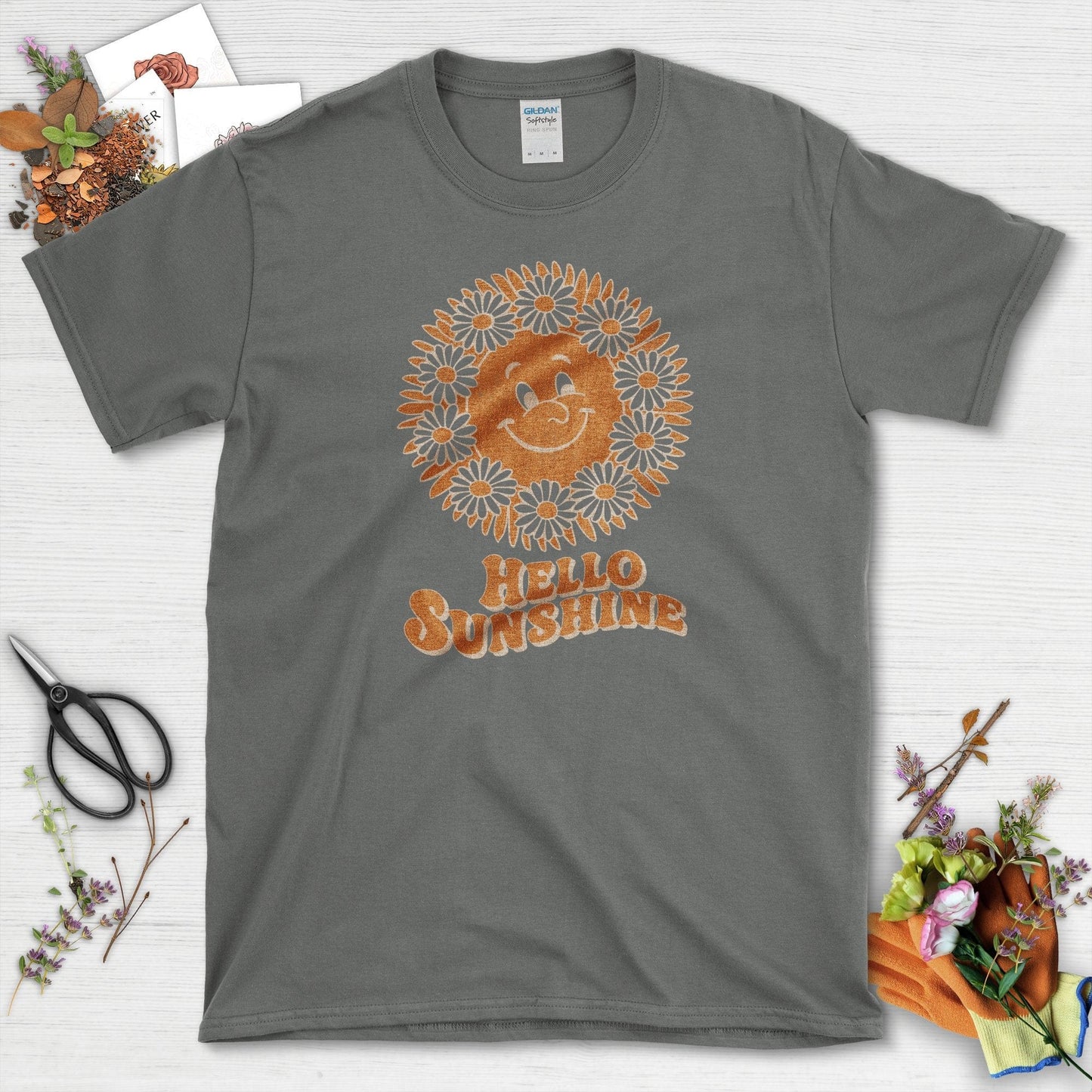 Hello Sunshine T-Shirt Charcoal / S T-Shirt