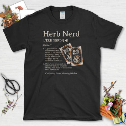 Herb Nerd Definition T-Shirt Black / S T-Shirt