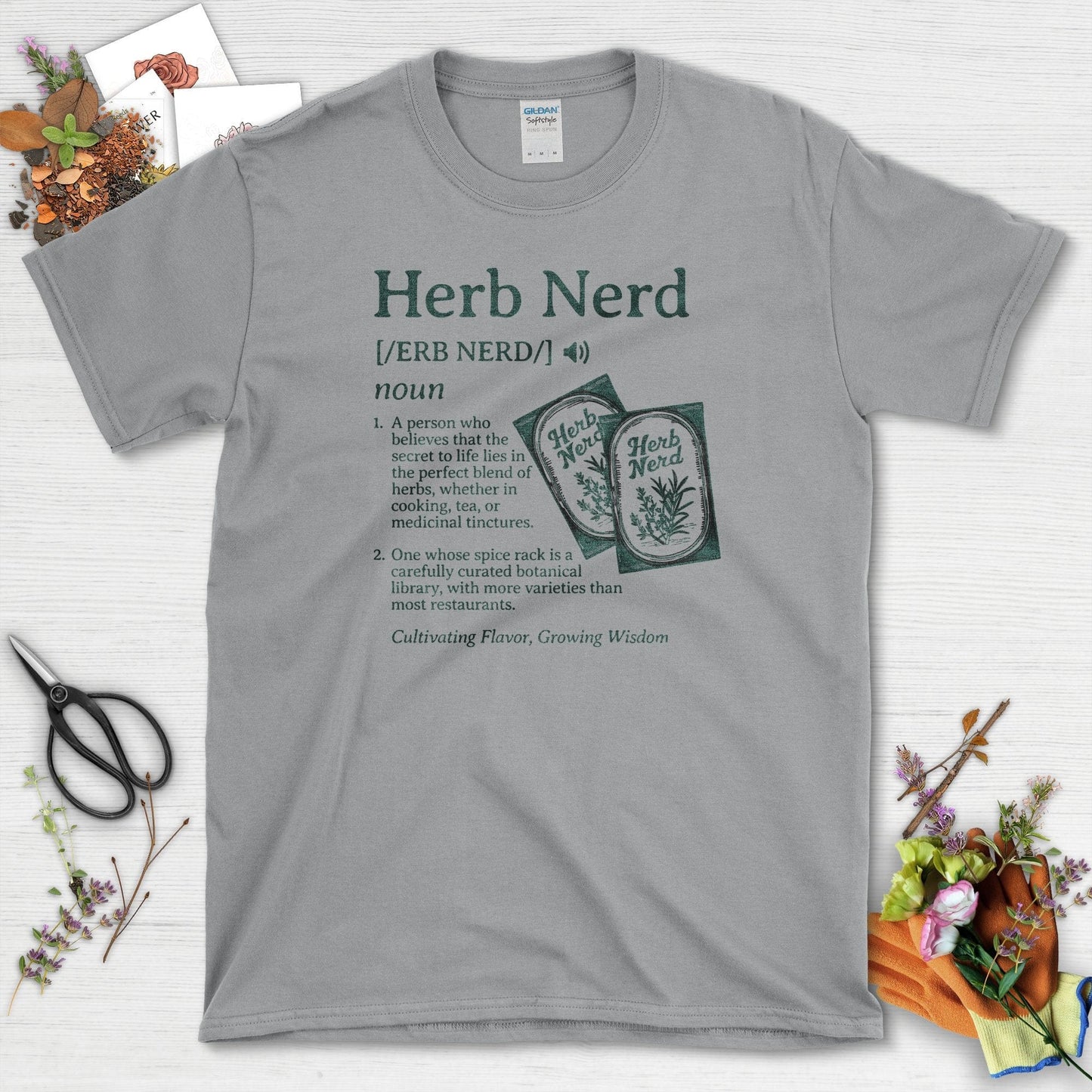 Herb Nerd Definition T-Shirt Sport Grey / S T-Shirt