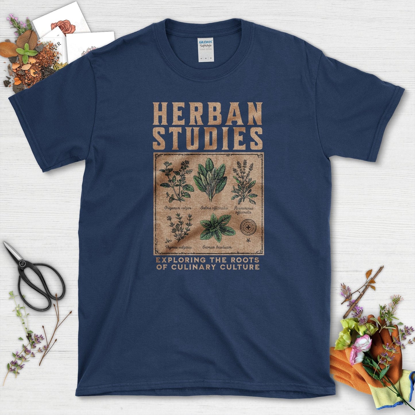 Herban Studies T-Shirt Navy / S Physical Item