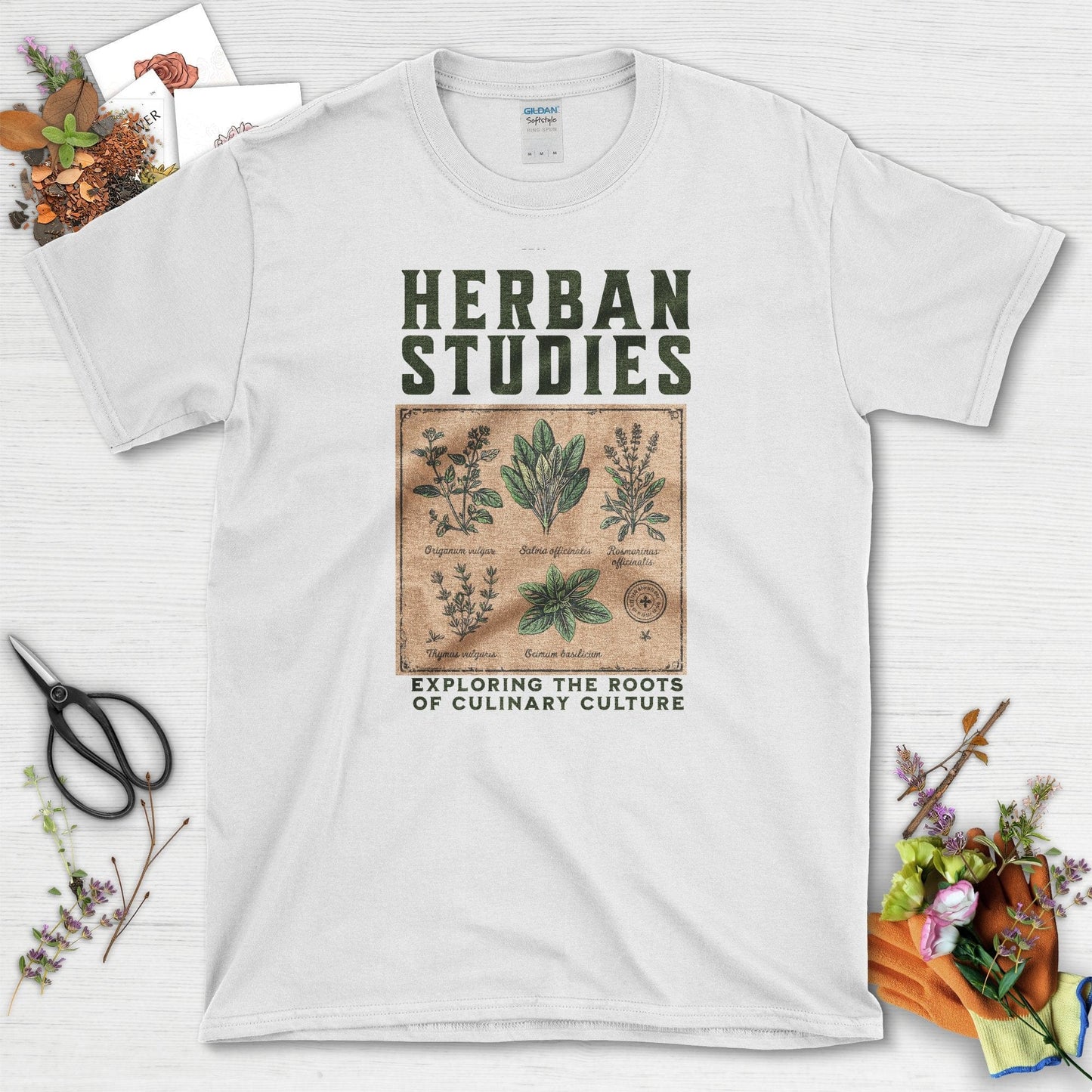 Herban Studies T-Shirt White / S Physical Item