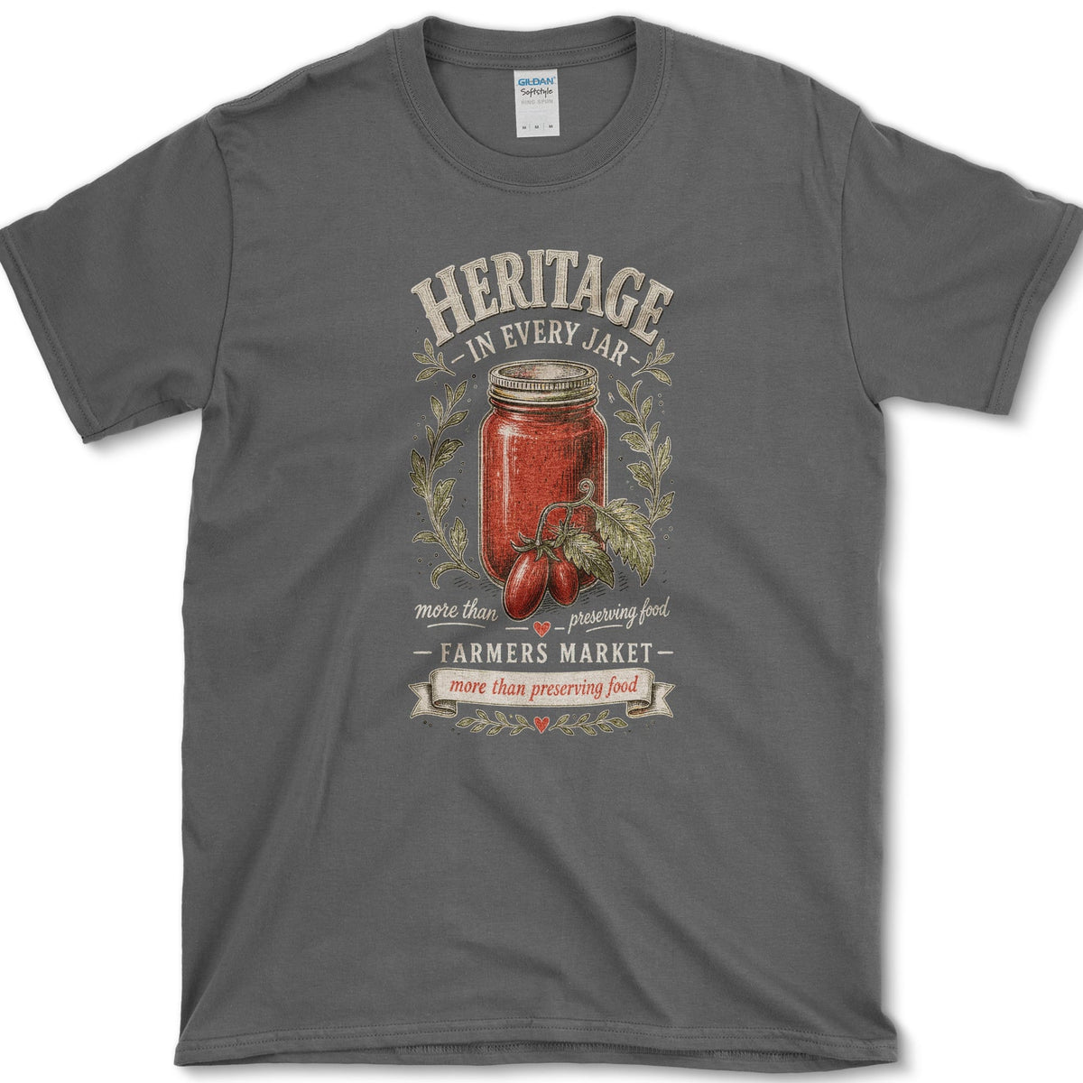 Heritage In Every Jar T-Shirt S / Dark Heather Essential Tees