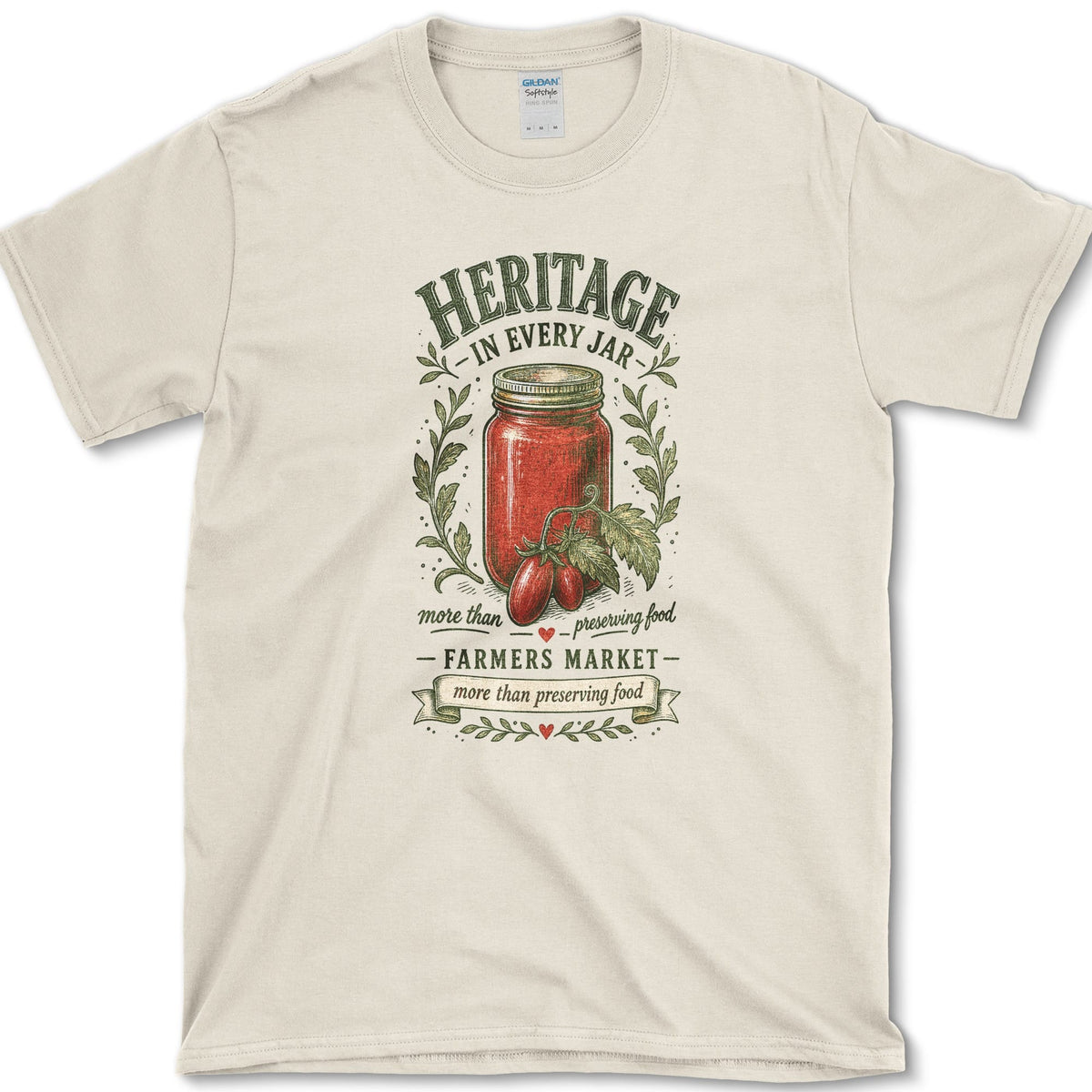 Heritage In Every Jar T-Shirt S / Natural Essential Tees