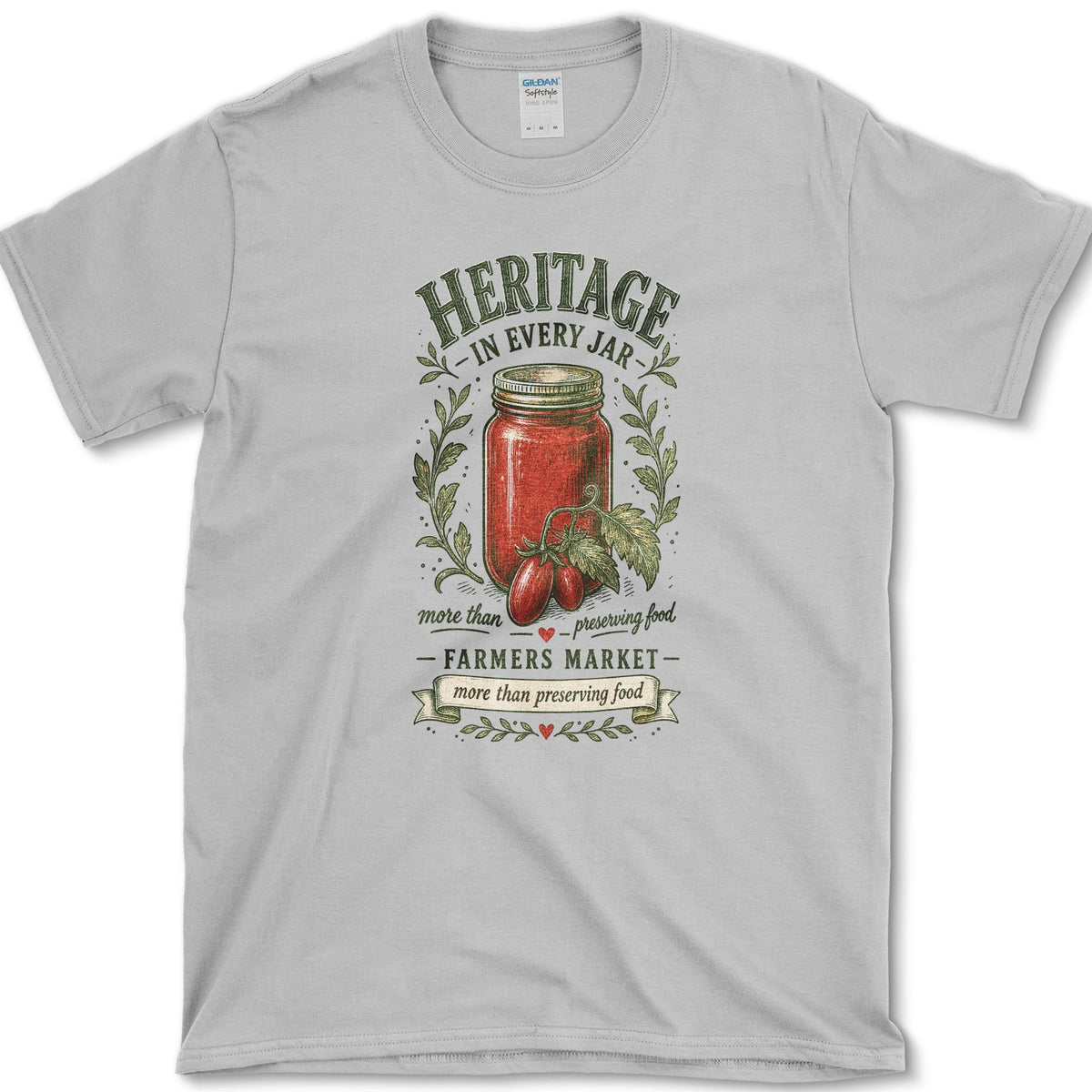 Heritage In Every Jar T-Shirt S / Sport Grey Essential Tees