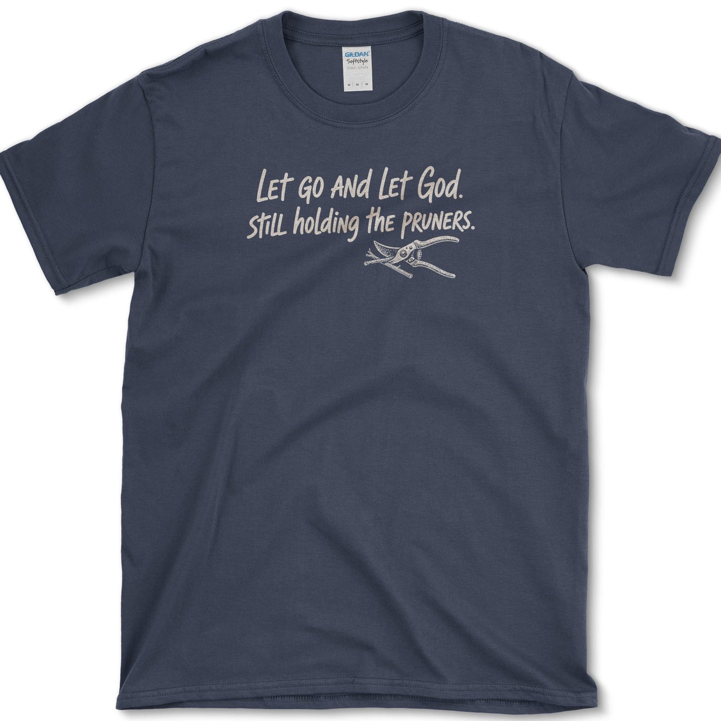Holding The Pruners T-Shirt Navy / S Essential Tees