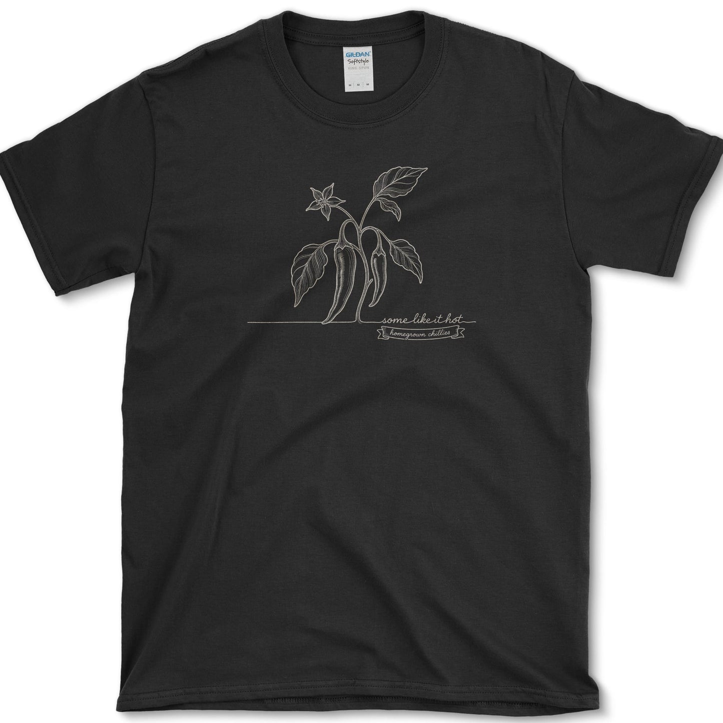 Homegrown Chillies T-Shirt S / Black Essential Tees