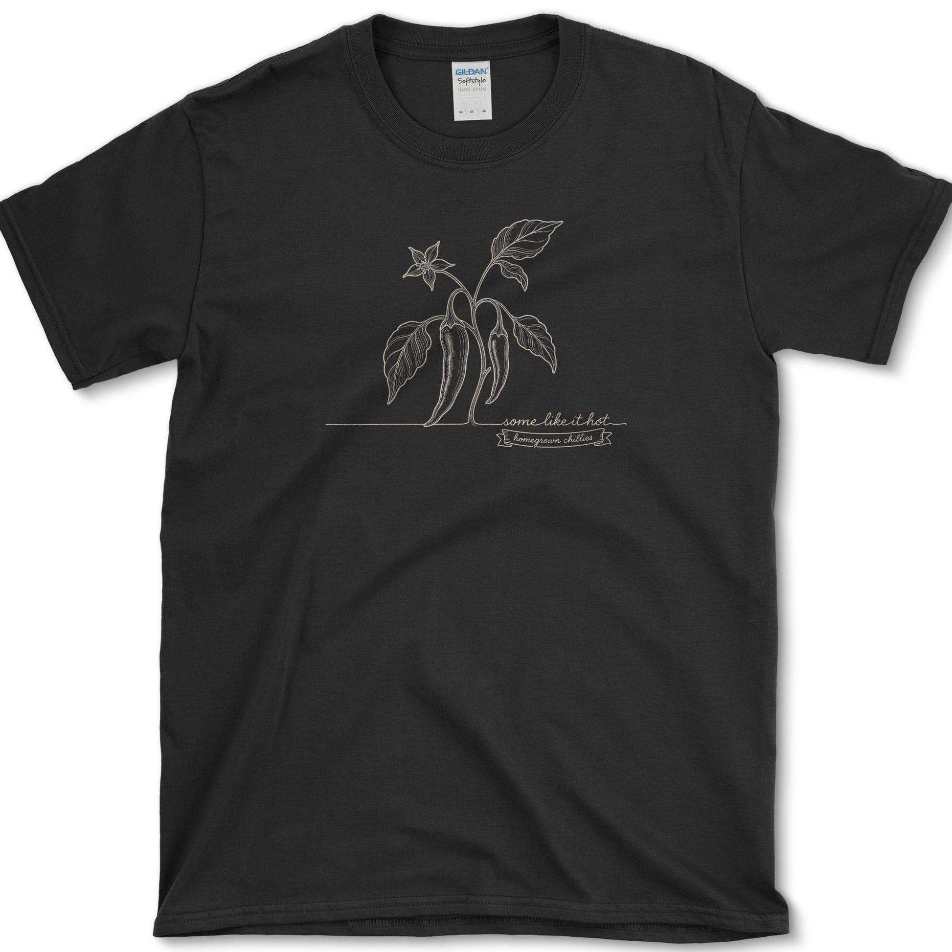 Homegrown Chillies T-Shirt S / Black Essential Tees