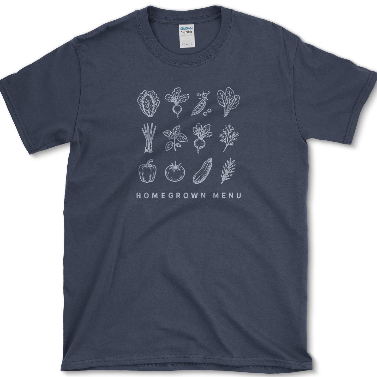 Homegrown Menu T-Shirt S / Navy Essential Tees