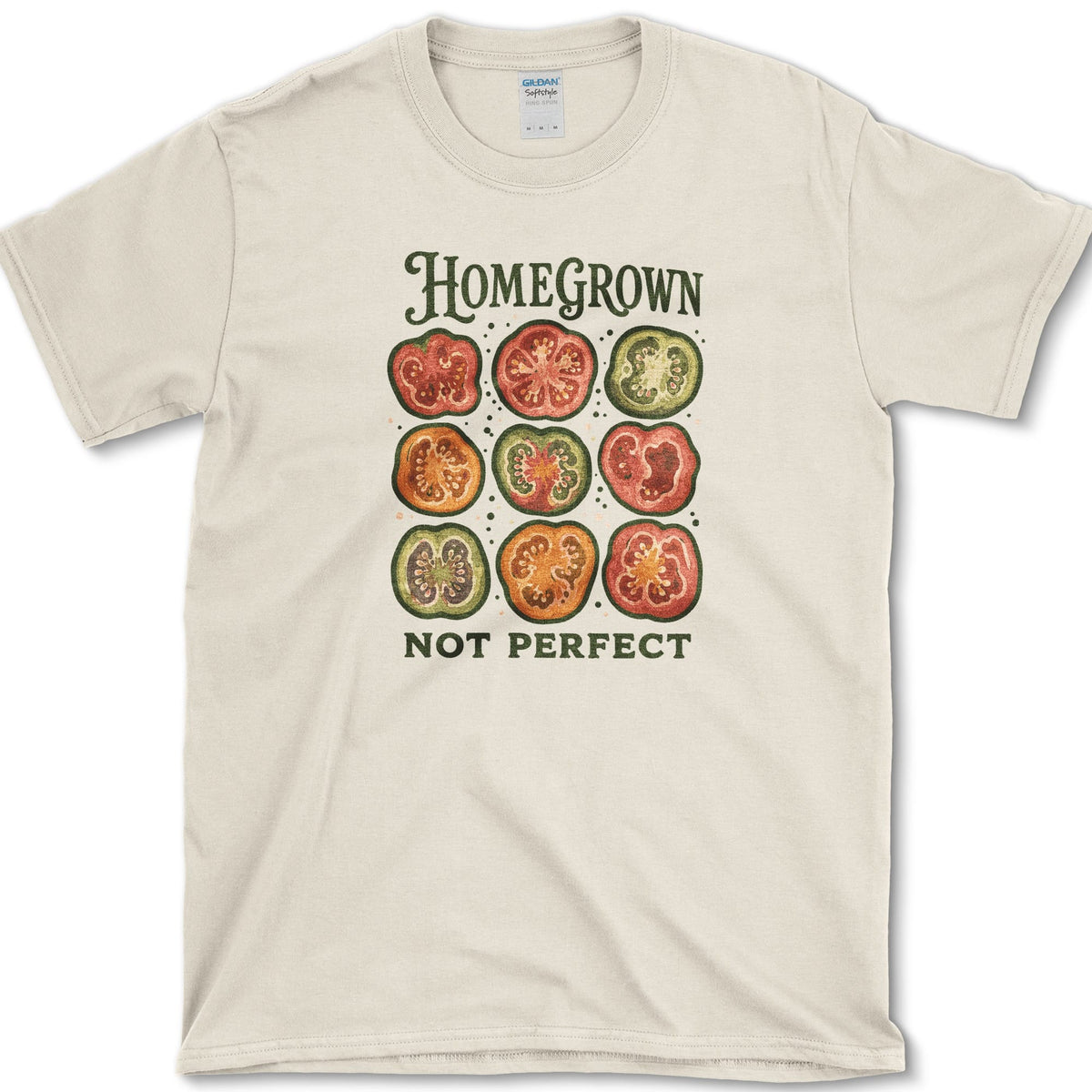 Homegrown Not Perfect T-Shirt S / Natural Essential Tees