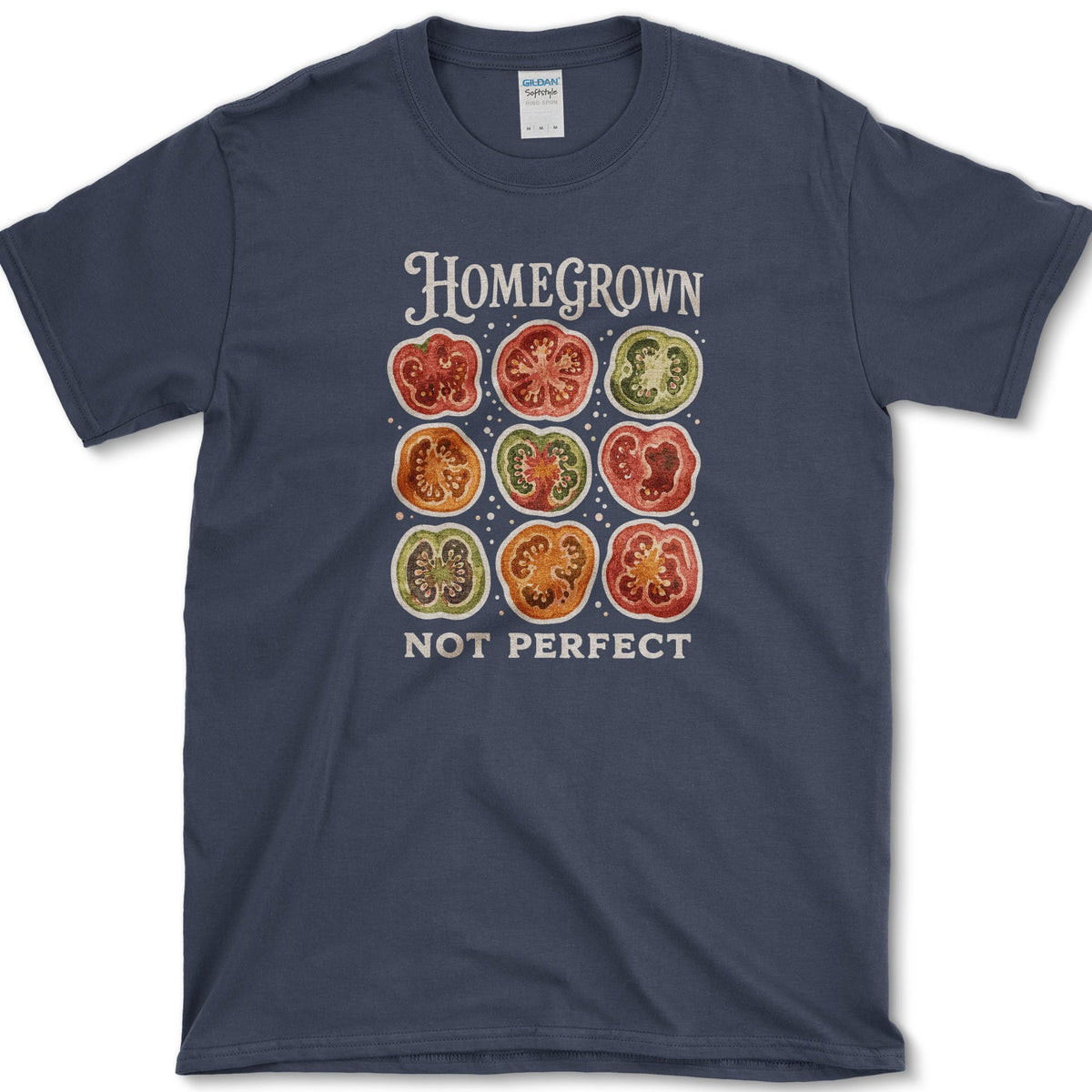 Homegrown Not Perfect T-Shirt S / Navy Essential Tees
