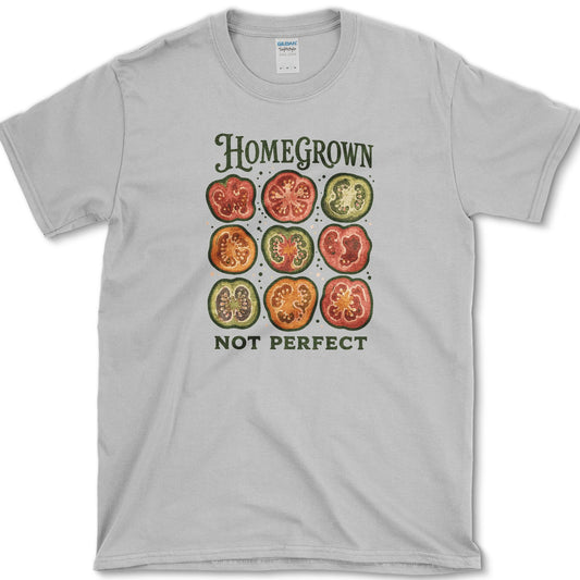 Homegrown Not Perfect T-Shirt S / Sport Grey Essential Tees