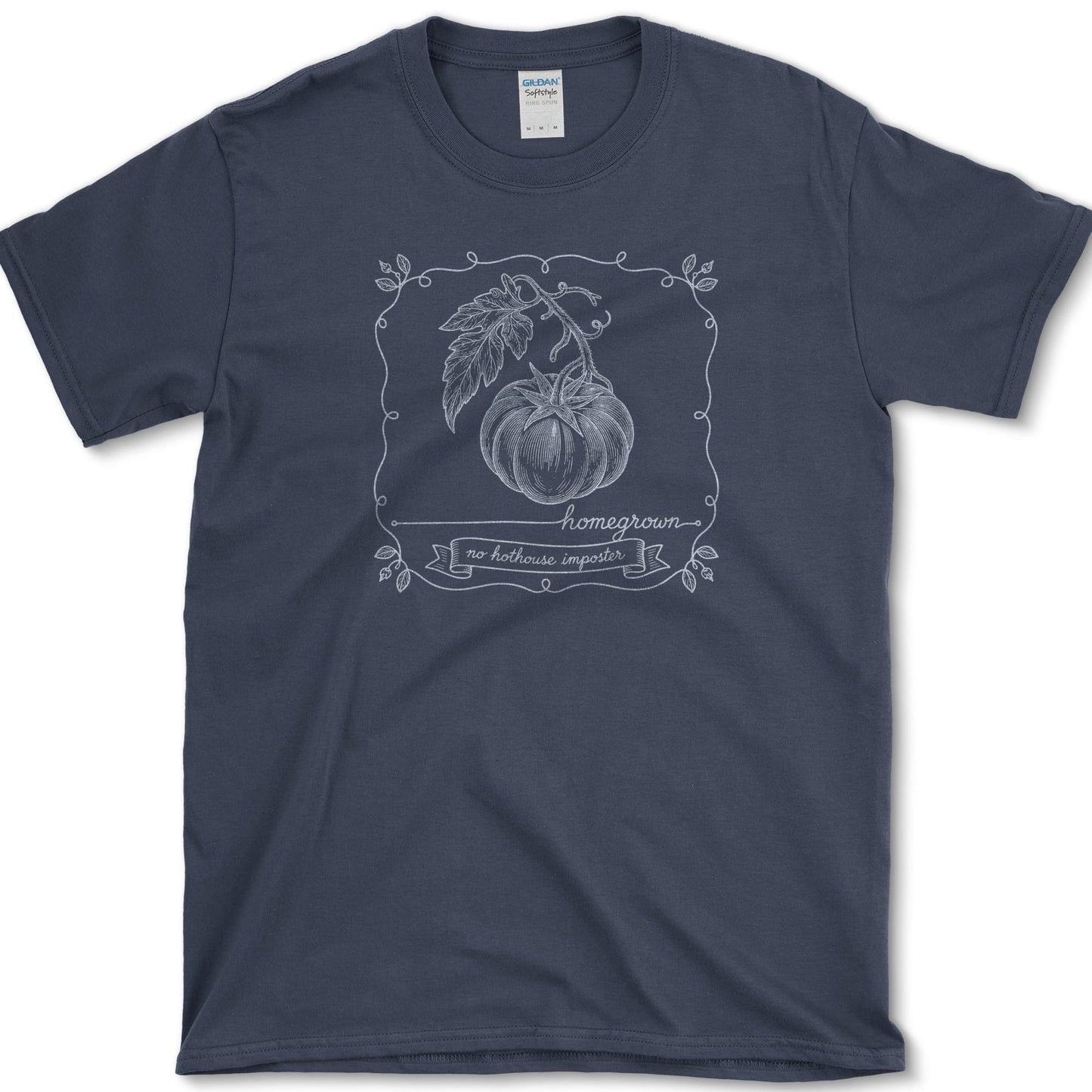 Homegrown Tomato T-Shirt S / Navy Essential Tees