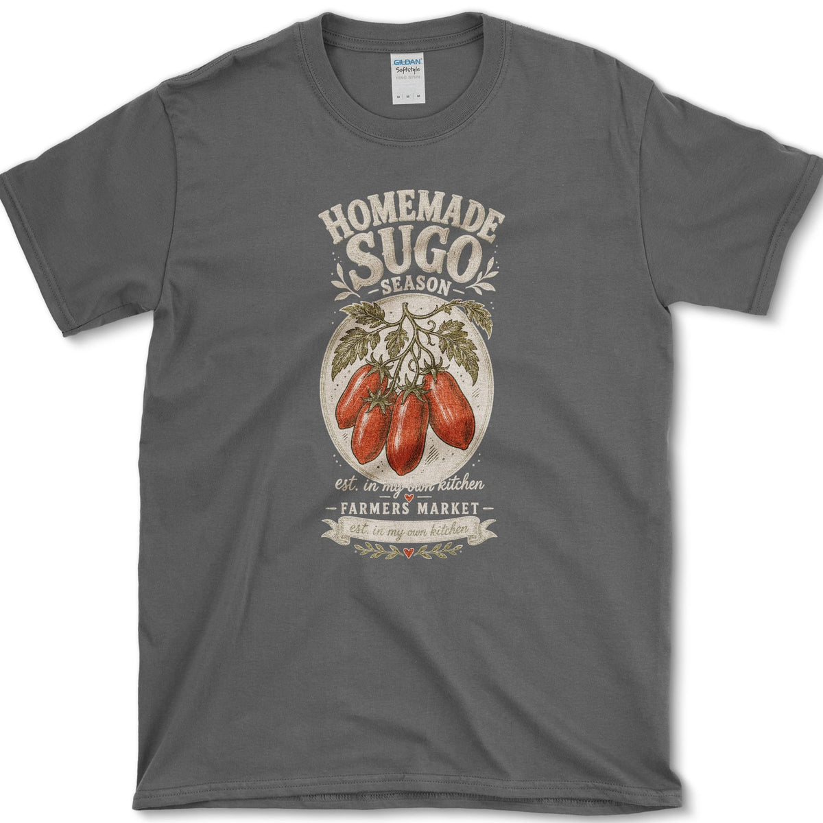 Homemade Sugo T-Shirt S / Dark Heather Essential Tees
