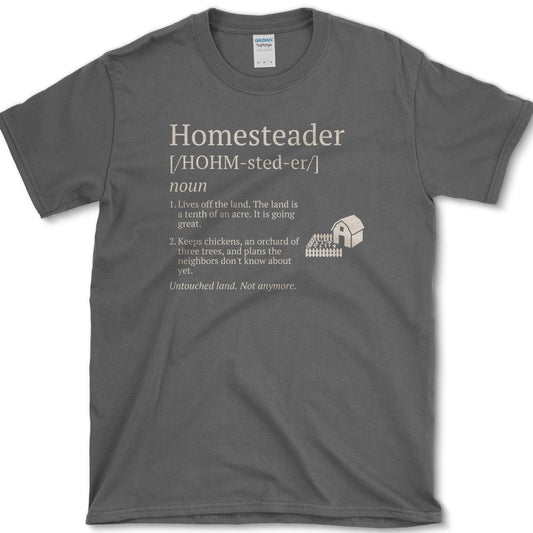 Homesteader T-Shirt S / Dark Heather / Essential Tees Essential Tees