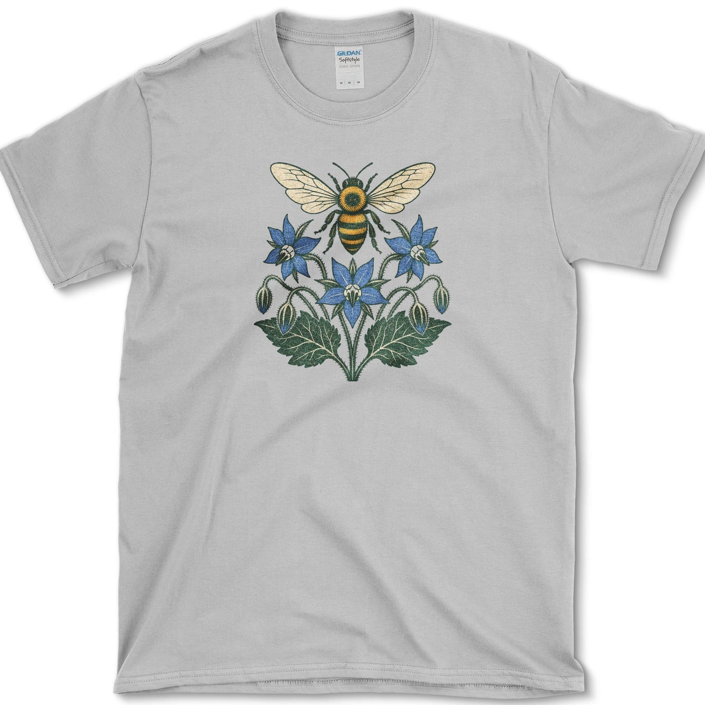 Honeybee Borage T-Shirt S / Sport Grey Essential Tees