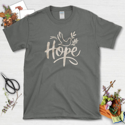 Hope Dove Garden T-Shirt Charcoal / S T-Shirt