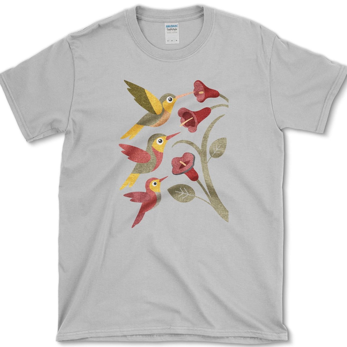 Hummingbird Harmony Bird Lovers T-Shirt Sport Grey / S Essential Tees