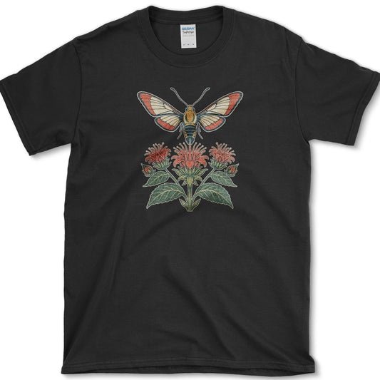 Hummingbird Moth T-Shirt S / Black Essential Tees