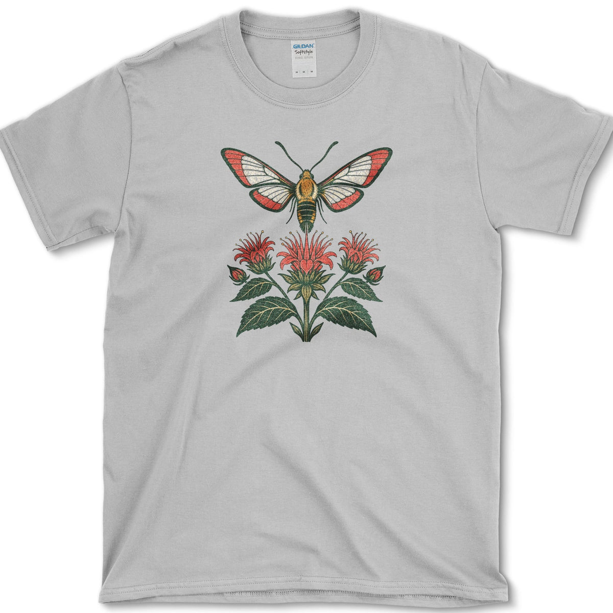 Hummingbird Moth T-Shirt S / Sport Grey Essential Tees
