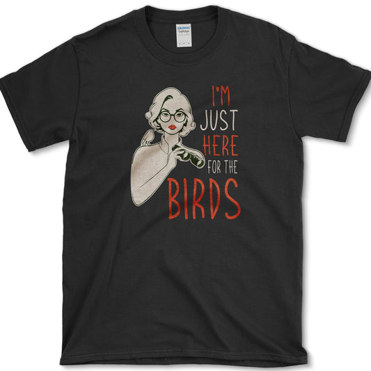 I Am Here 4 Birds T-Shirt Black / S Essential Tees