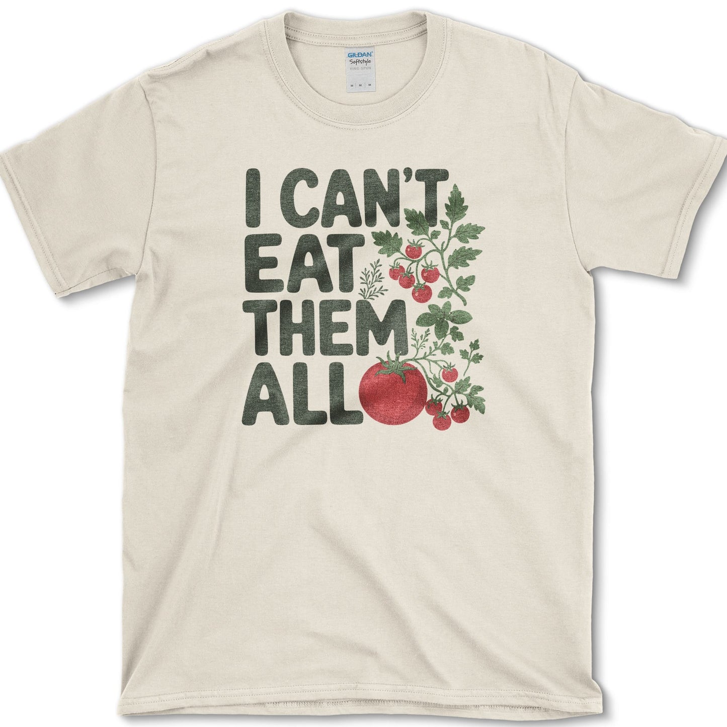 I Can't Eat Them All T-Shirt S / Natural Essential Tees