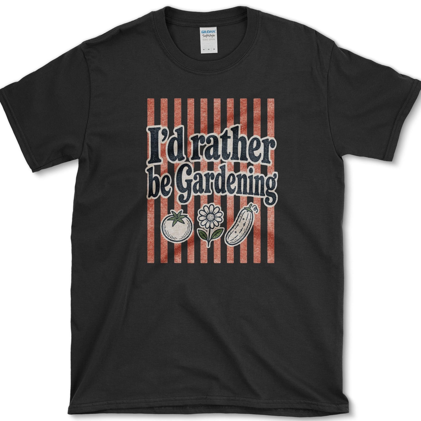 I'd Rather Be Gardening T-Shirt S / Black Essential Tees