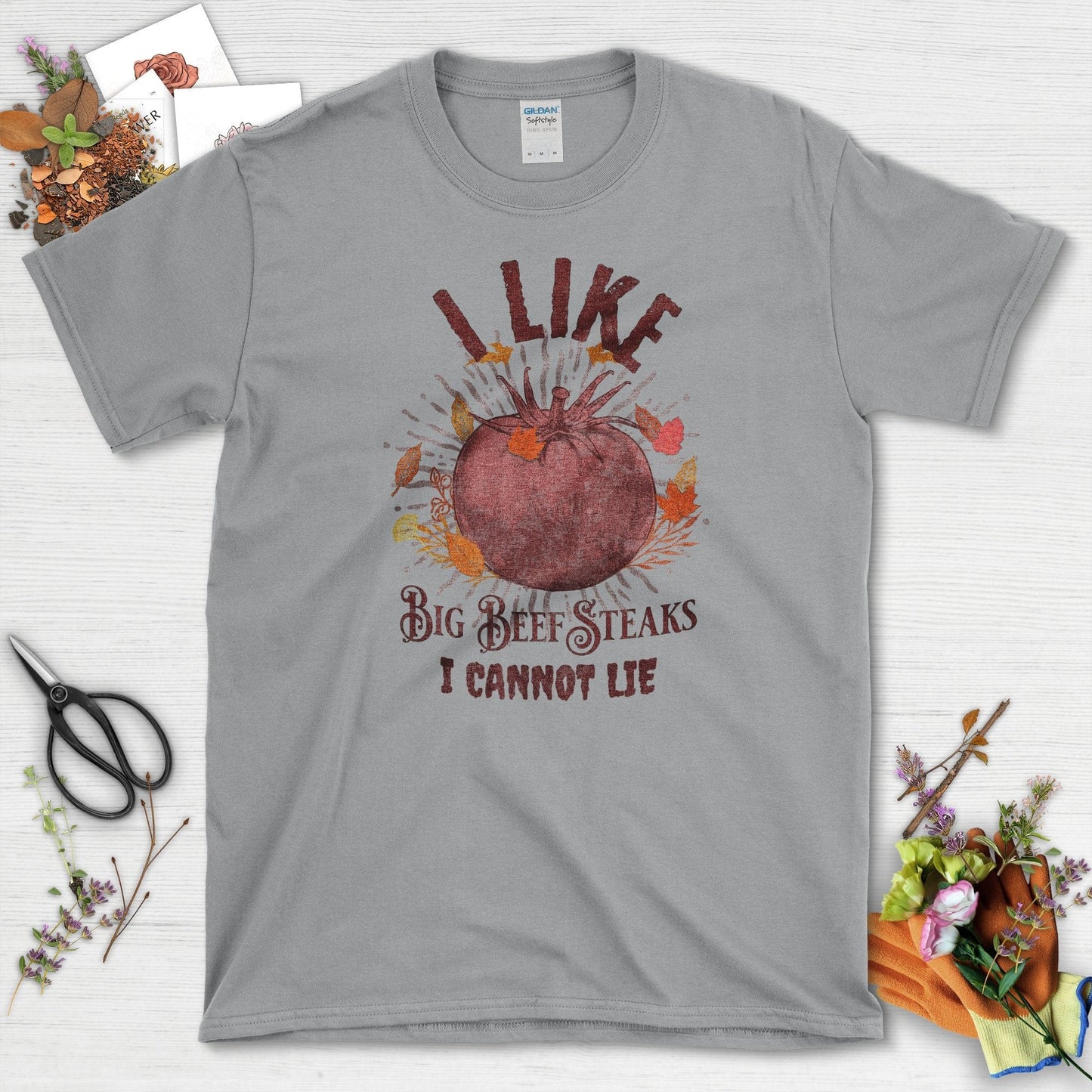 I Like Big Beef Steaks T-Shirt Sport Grey / S T-Shirt