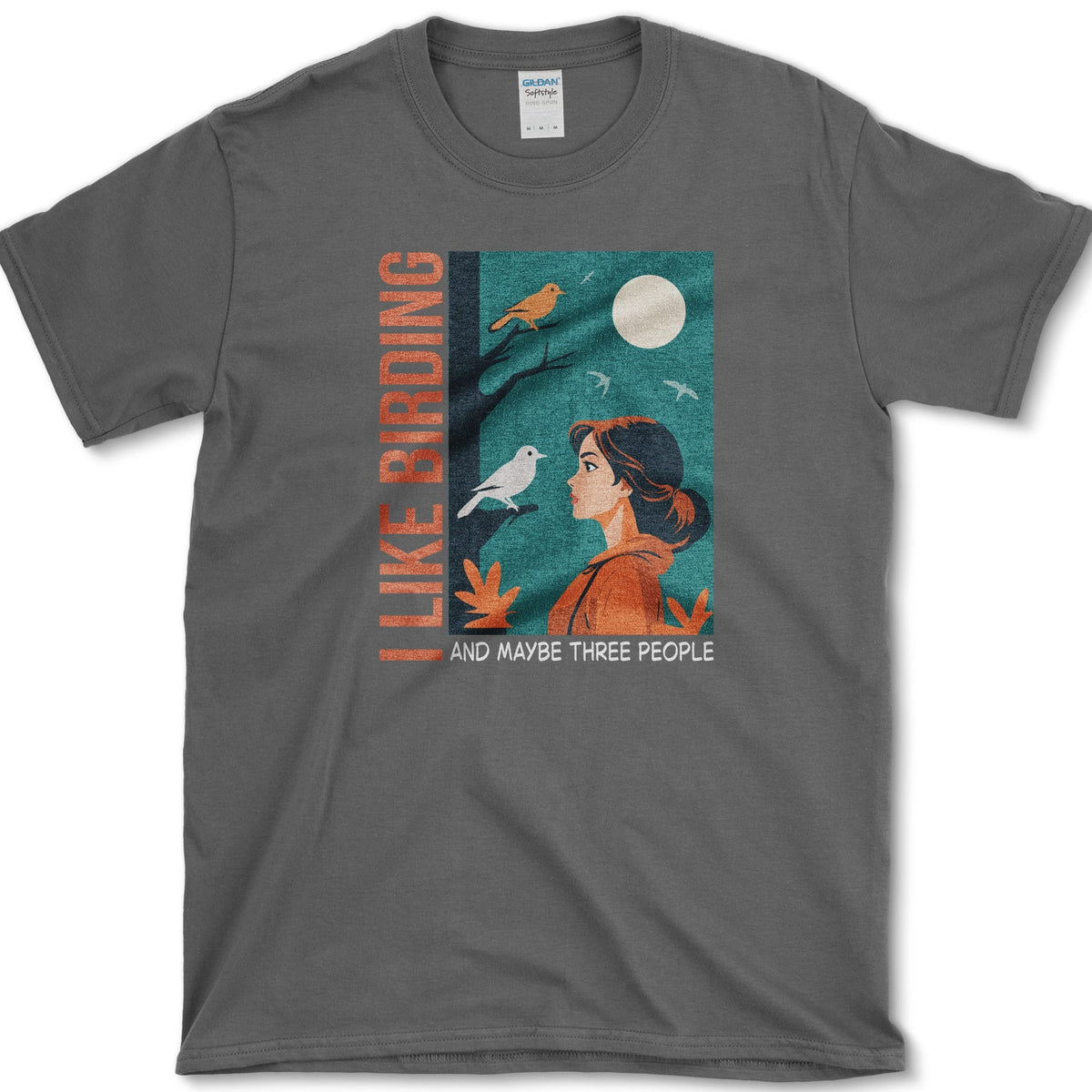 I Like Birding T-Shirt Dark Heather / S Essential Tees