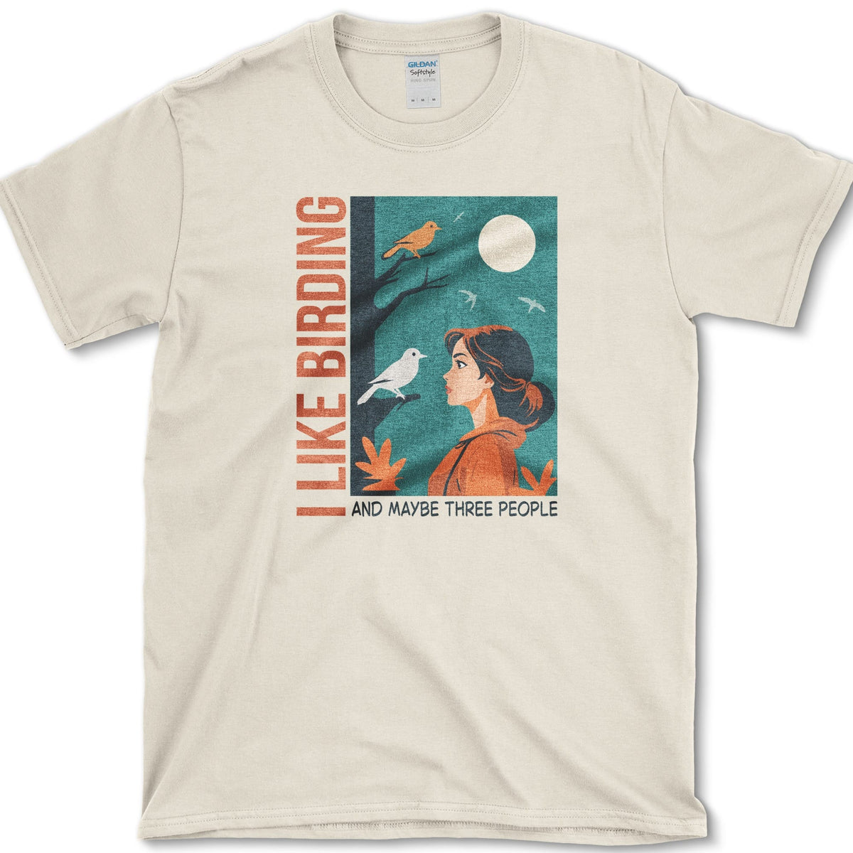 I Like Birding T-Shirt Natural / S Essential Tees