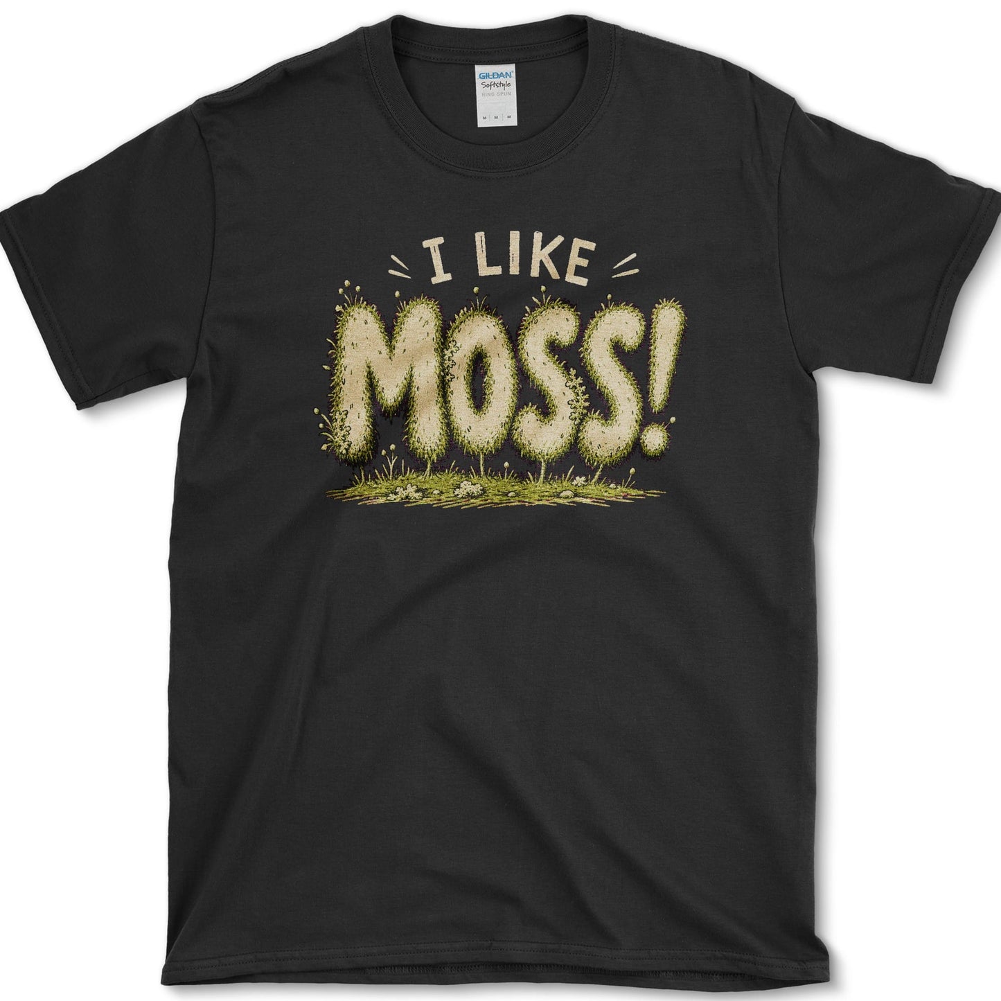 I Like Moss T-Shirt S / Black Essential Tees