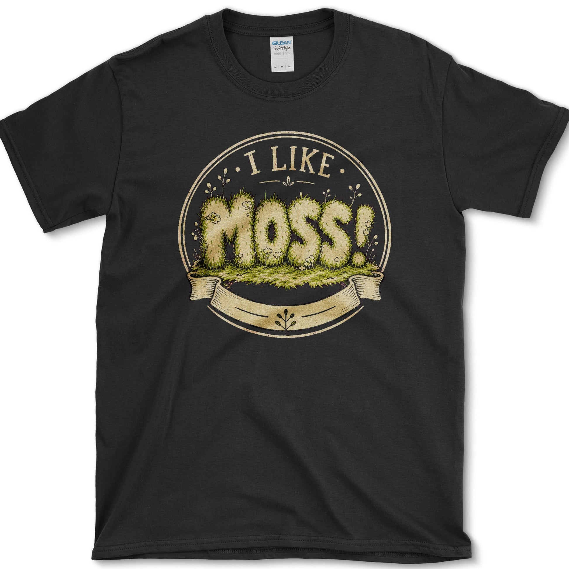 I Like Moss T-Shirt S / Black Essential Tees
