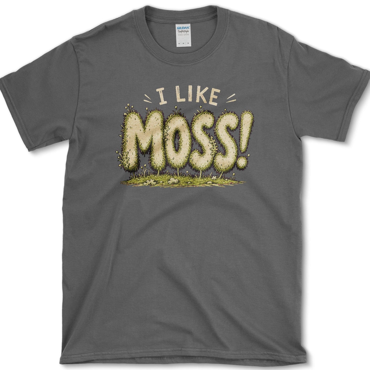 I Like Moss T-Shirt S / Dark Heather Essential Tees