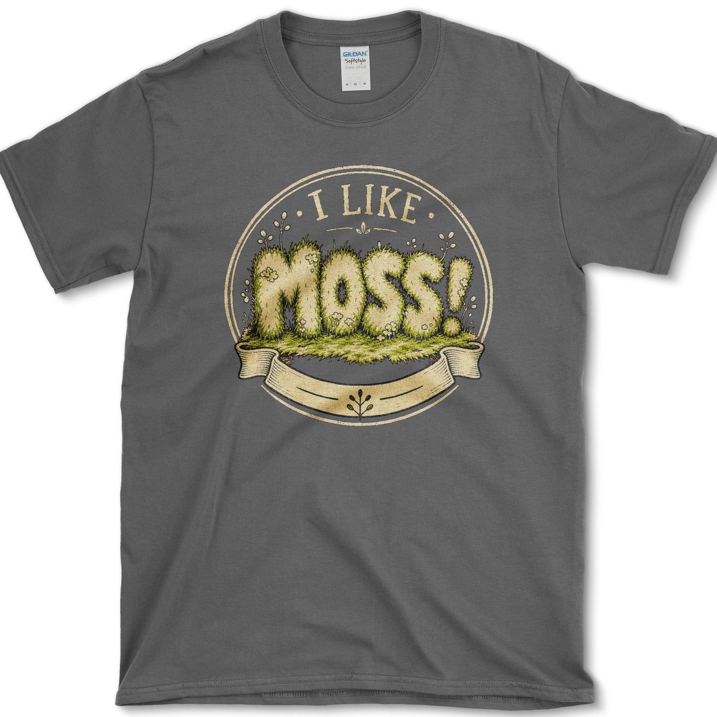 I Like Moss T-Shirt S / Dark Heather Essential Tees