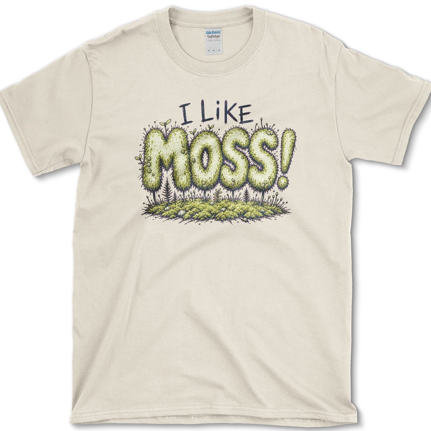 I Like Moss T-Shirt S / Natural Essential Tees