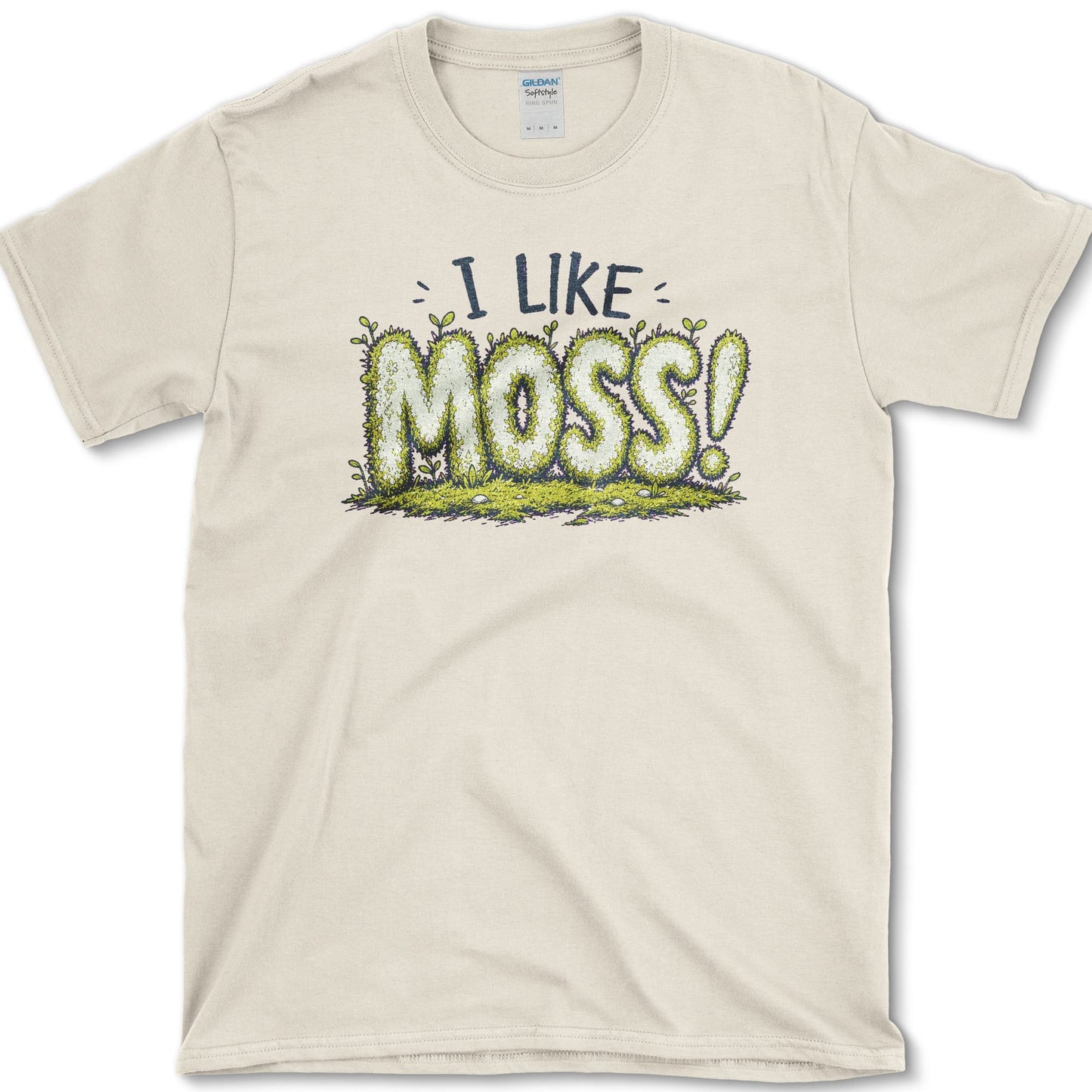 I Like Moss T-Shirt S / Natural Essential Tees