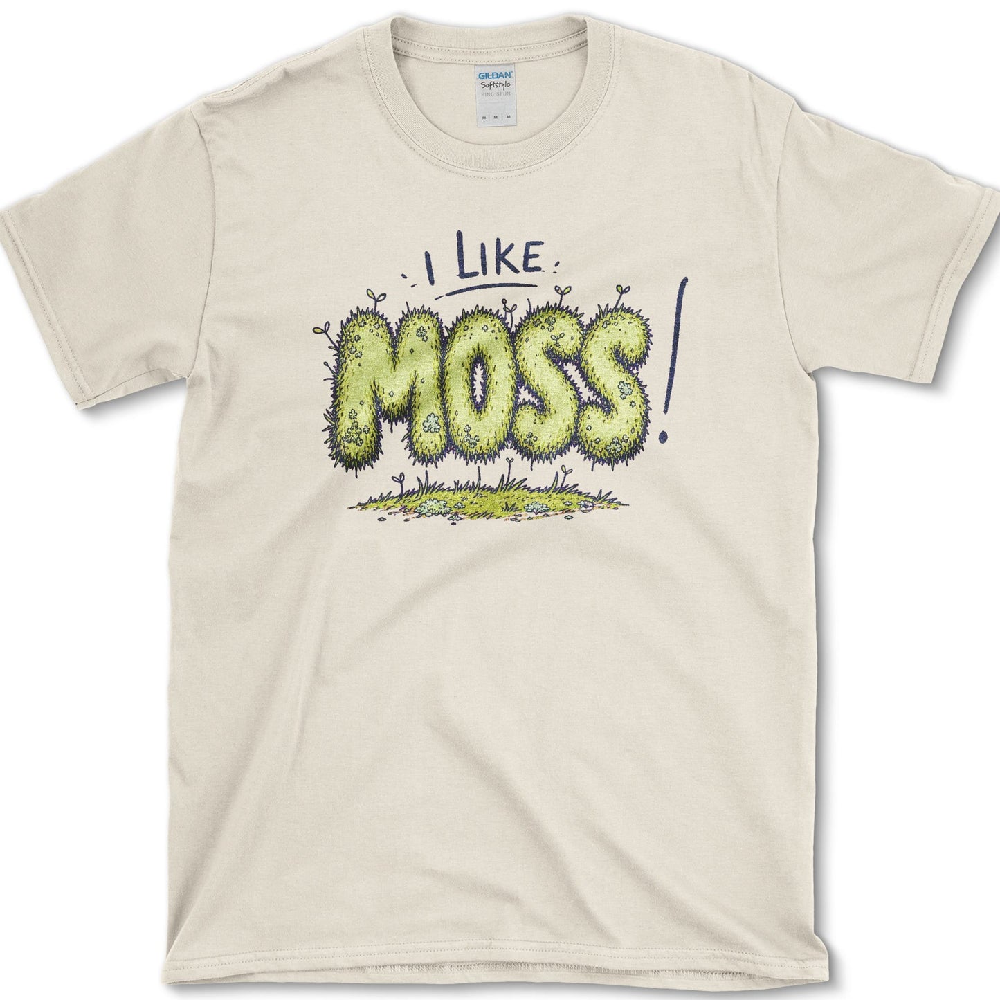 I Like Moss T-Shirt S / Natural Essential Tees