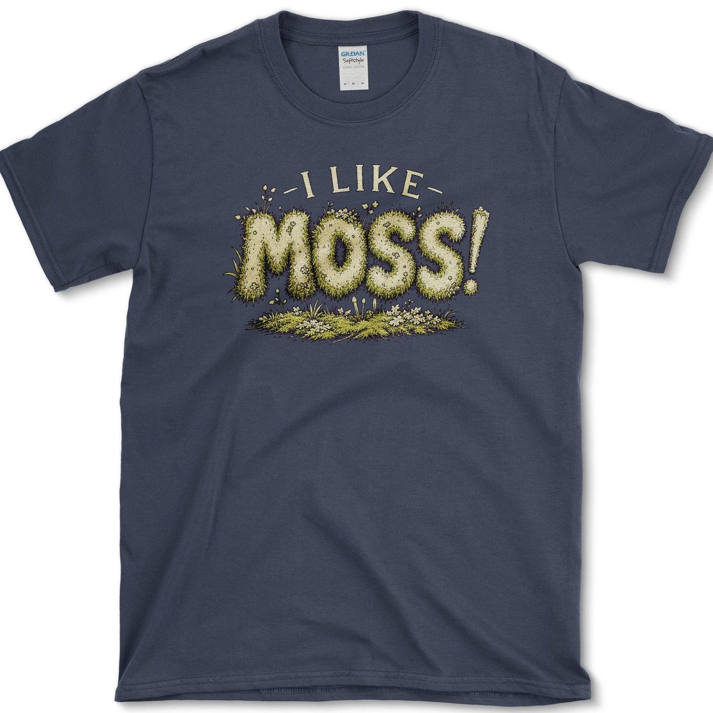 I Like Moss T-Shirt S / Navy Essential Tees