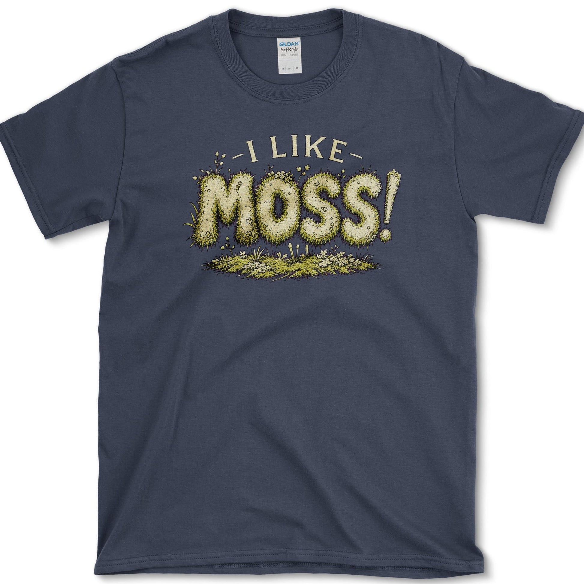 I Like Moss T-Shirt S / Navy Essential Tees