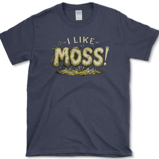 I Like Moss T-Shirt S / Navy Essential Tees